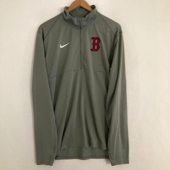 Nike Boston Red Sox Pullover Mens XL Dri-Fit Embroidered 1/4 Zip Baseball MLB - Picture 1 of 8